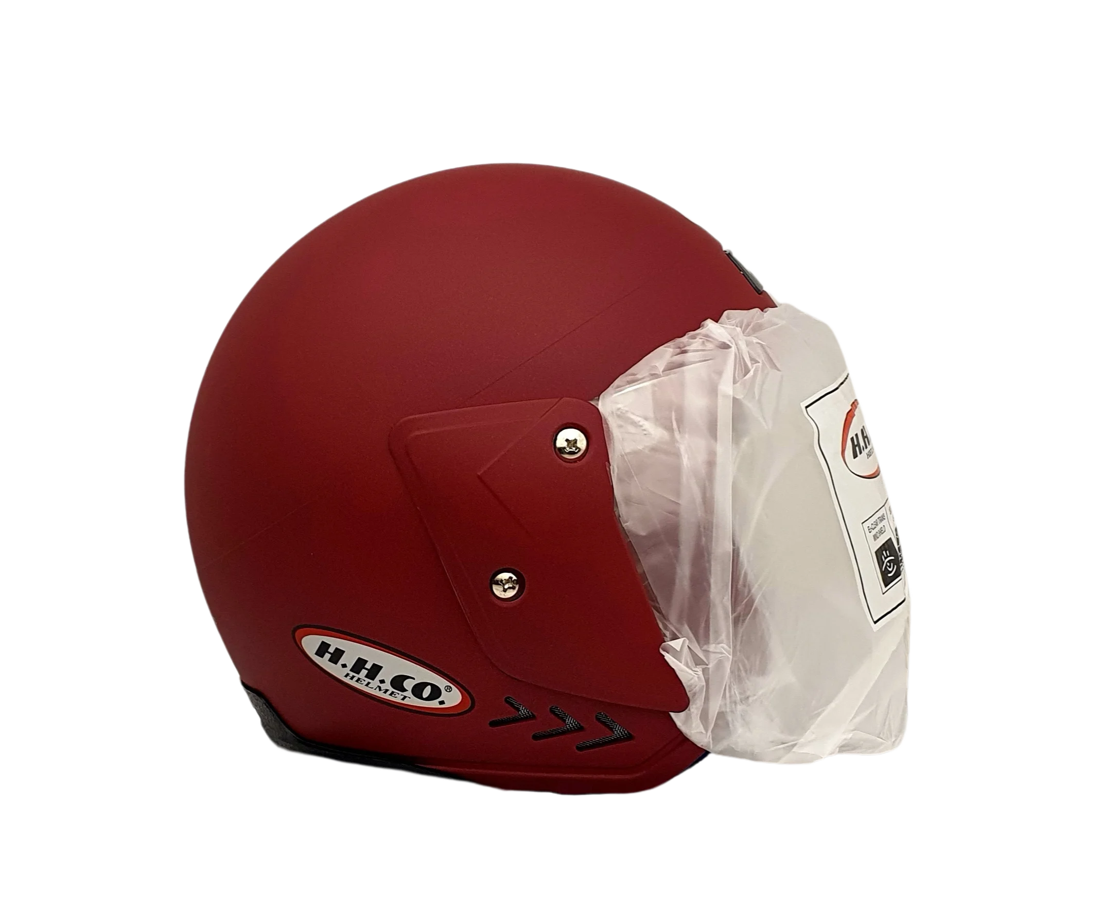 AC RISI BROWN MATTE Helmet Side View